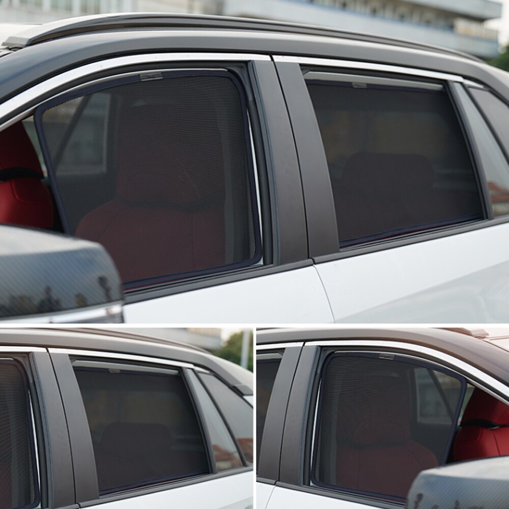 Fit For Hyundai Tucson Car Window Sunshield Sunproof Cover Sun Shade Side Window Sunshades Mesh Accessories