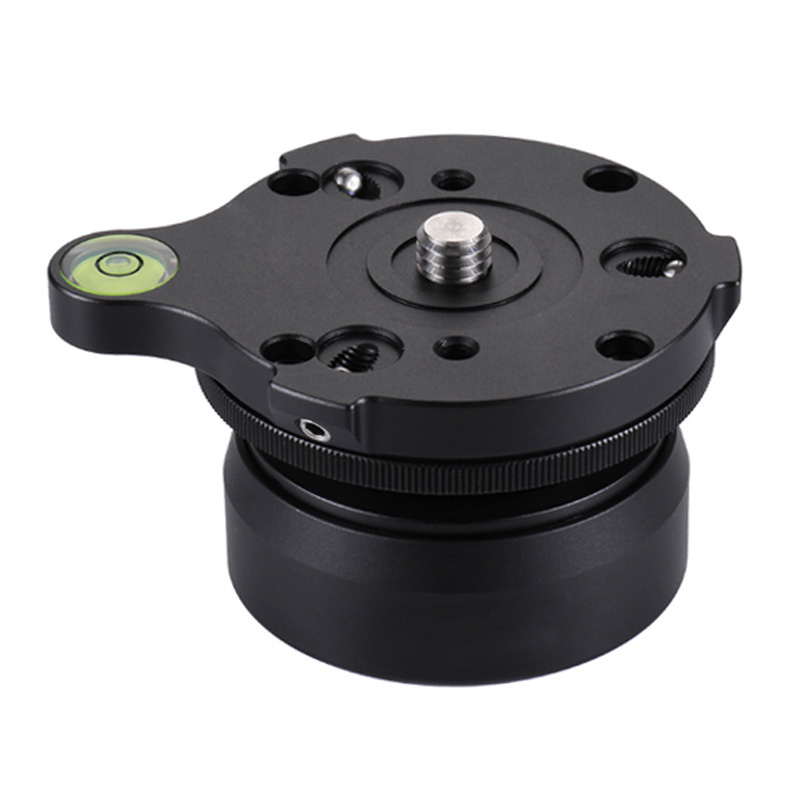 Leveling Table Hemispherical Base PTZ Tripod Camera Leveling Seat Above Head Shoot Camera Tripod Gimbal Head Pan Head