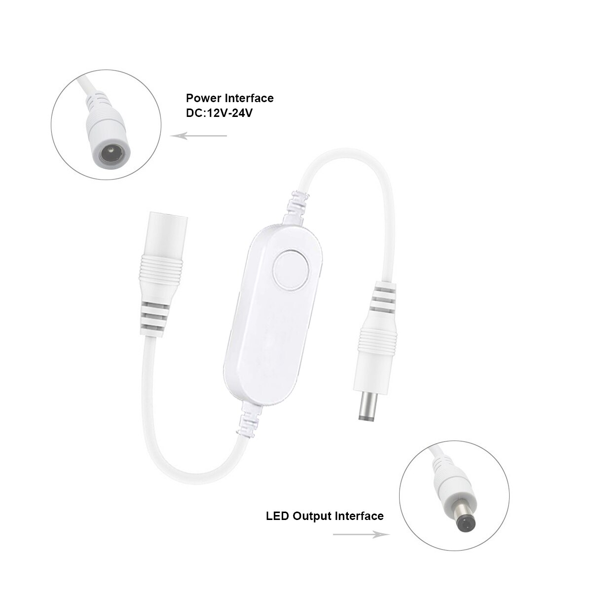 DC12V-24V Mini Zigbee Lighting Dimmer Led Dimmable 5050 3528 Single Color LED Strip Light Controller Work With H-u-e Smartthings: dimmer