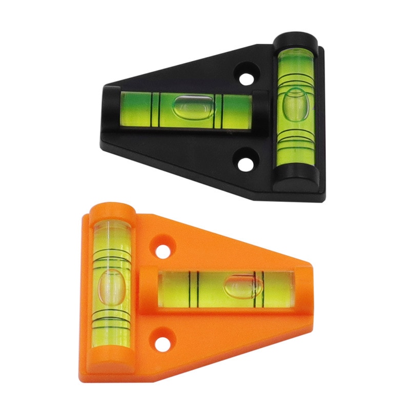 Triangular T-type Level Two Ways Mini Spirit Level Measurement Instrument T-type Spirit Level Bubble Four Styles Mounting Holes