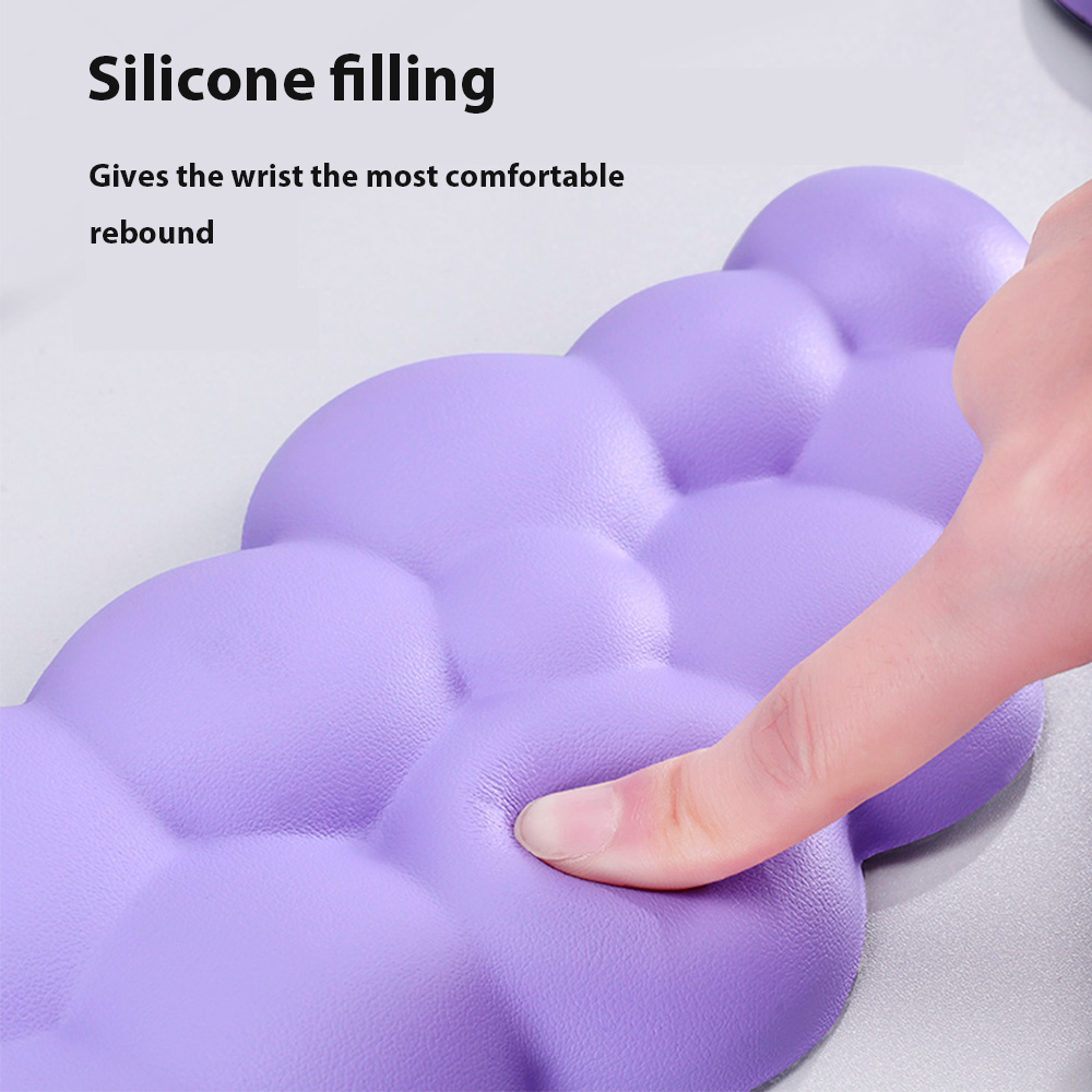 Mauspad mit Handgelenkauflage, Tastatur, Wolke, rutschfest, für den Schreibtisch, Büro, Gamer, Maus, Handgelenkauflage, ergonomisch, bequem, weiche Handgelenkauflage