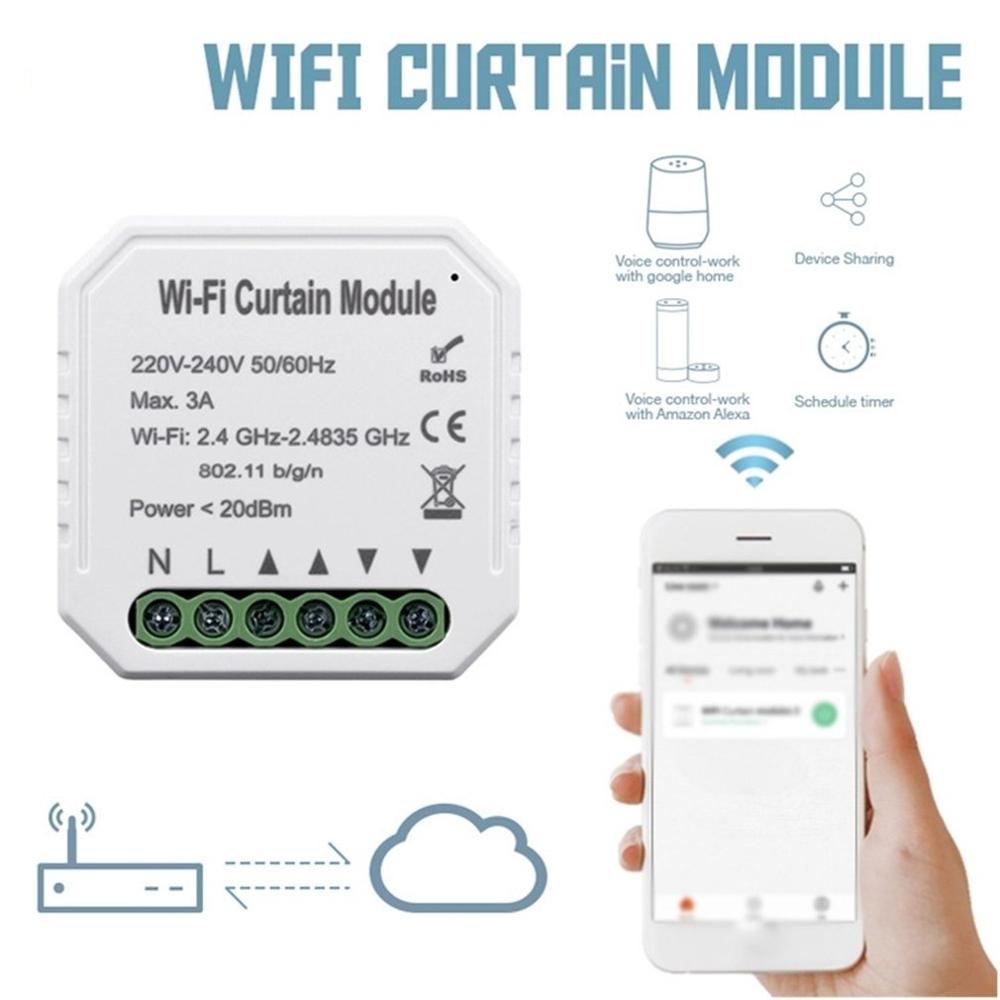 WiFi Smart Wireless Remote Control Timer Switch Suitable For Electric Curtain And Electric Roller Blind Wireless Remote Control