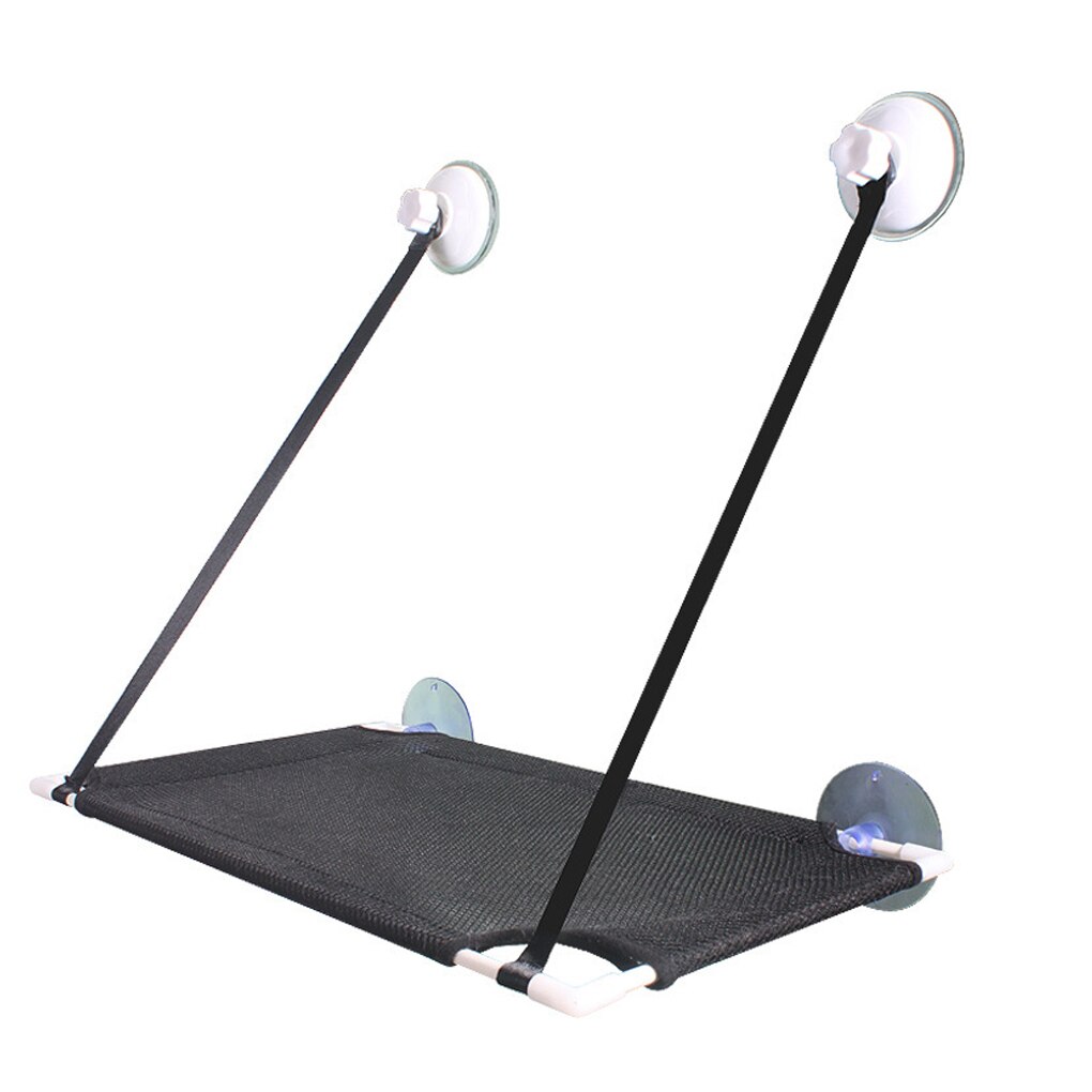 Hamak dla kota okno łóżko zwierzę domowe lato hamak łóżko łóżko domu salon przyssawka ściany wiszące zwierzę domowe siatka oddychające łóżko hamak: czarny pojedynczy warstwa