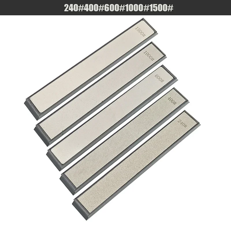 5 pz impostato Barra di Pietra diamantata Ruixin pro RX008 Affilacoltelli Sostituzione Pietra per affilare diamantata Pietra per affilare, Sistema di affilatura: trasparente