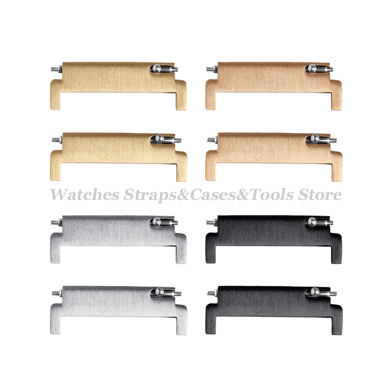 Adaptadores de correa de 20mm a 18mm 20mm 22mm a 22mm 22mm a 20mm, conectores de pines de liberación rápida, accesorios de barras de resorte para correa de reloj, 2 uds.