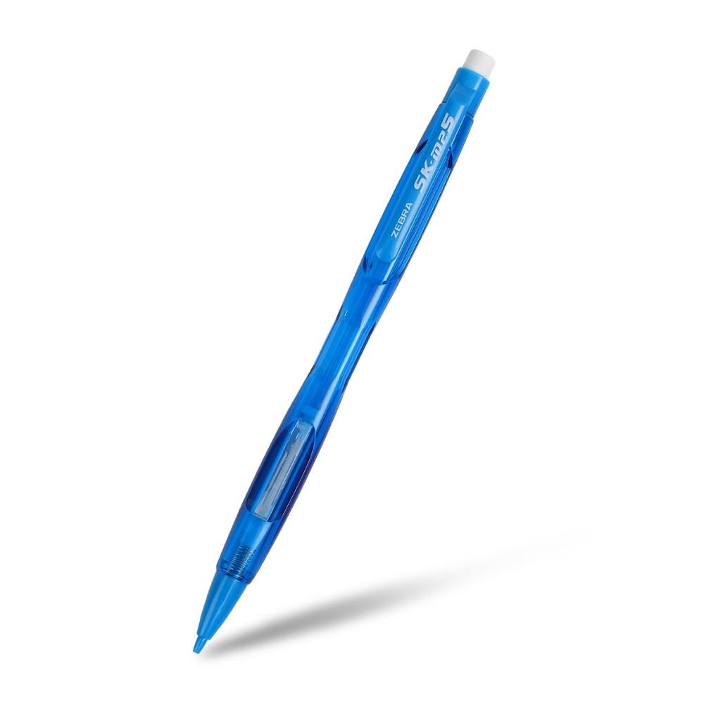 1pc zèbre C-MA-100 crayon mécanique 0.5mm incassable 5 couleurs crayons avec gomme pour étudiant écriture fournitures scolaires: C-MA100-LB