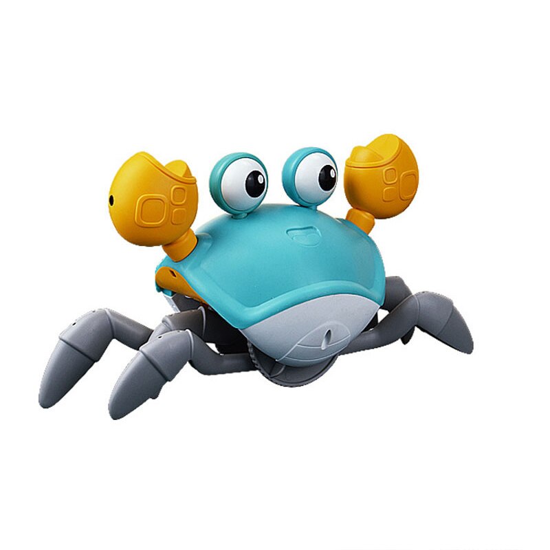 Juguetes para gatear con luz y música para bebé, cangrejo con Sensor de obstáculos para jugar, aprender a caminar, venta de PR: 2