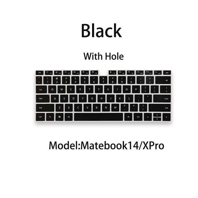 Silikon Tastatur Abdeckung für Huawei MateBook 13 14 XPro D14 D15 Laptop Notizbuch Protecter Haut Film für MagicBook 14 15: BK Matebook14 XPro