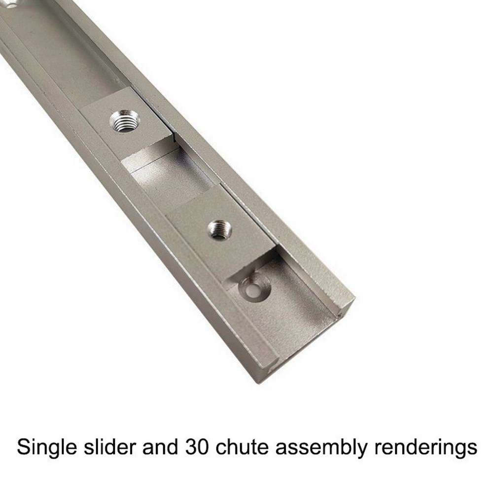 T-track Slider Sliding Nut Aluminum Alloy T Slot Nut Jigs Screw Slot Fastener 100MM/200MM /300MM /400MM Woodworking Tools