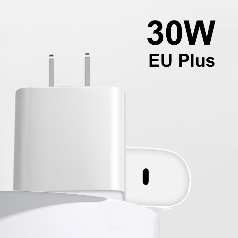 Cargador rápido PD3.0 de 30W para iPhone 11, 13, 12, 14 Pro Max XR XS SE 8 Plus, Cable USB C de carga rápida, accesorios para cargadores de teléfono: DE
