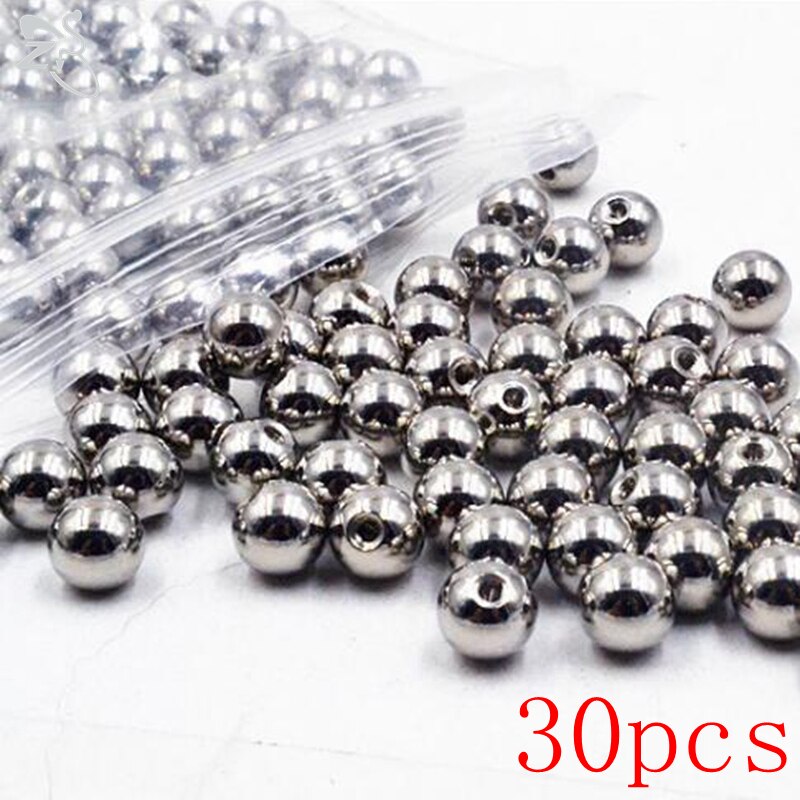 ZS 10/30/ 100PCS Edelstahl Ball 18G 16G High Polish Piercing Schraube Ersatz Ball Nase Ohr Labret piercings Zubehör: 30PCS / 16G 1.2X3MM