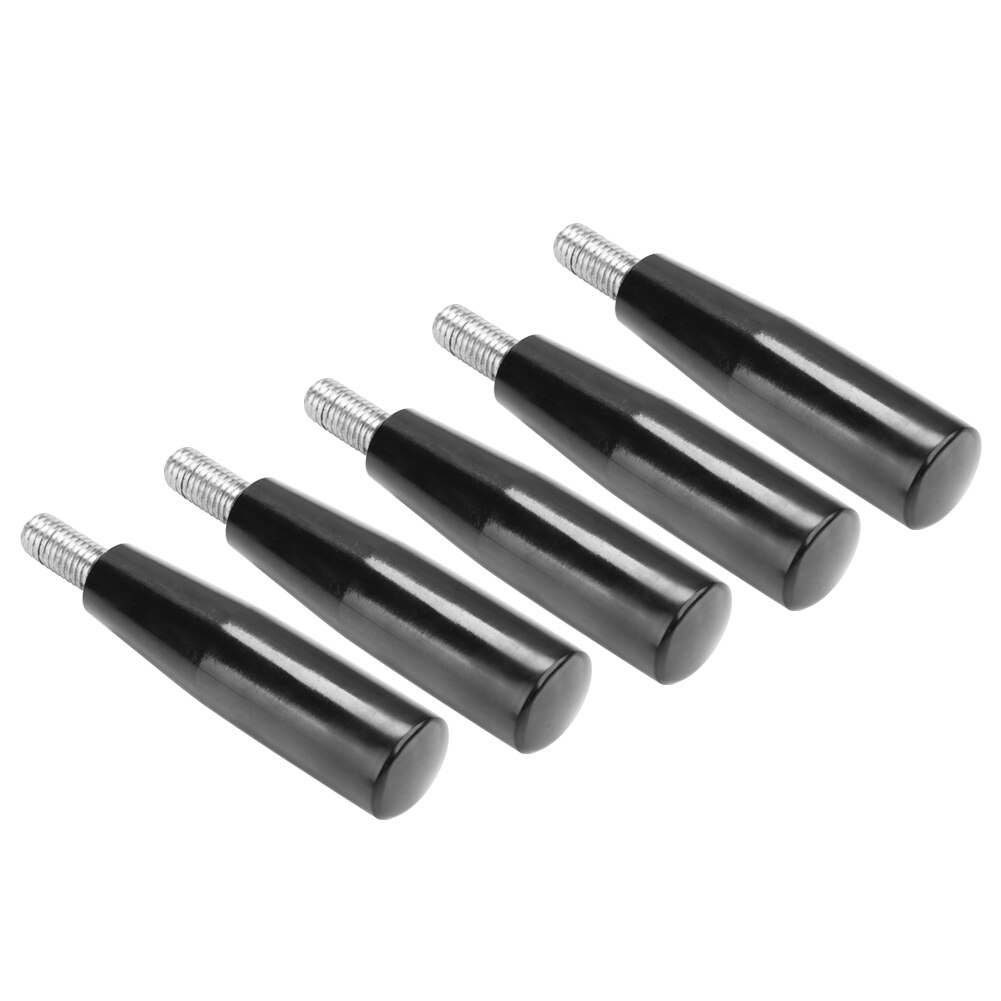 Fresadora cnc, 5 uds., accesorio de repuesto para fresadora de rosca, herramienta de mango de baquelita M8 * 63 mini