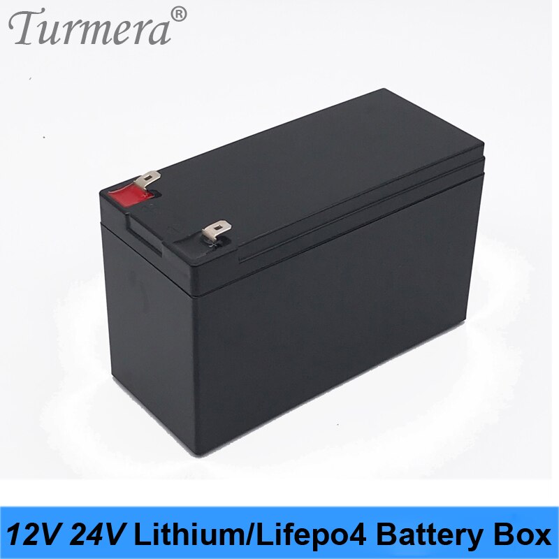 Turmera 12V 7Ah 10Ah 20Ah 23Ah Battery Shell Storage Box Case Can Build 21Piece 18650 Battery for Uninterrupted Power Supply 12V