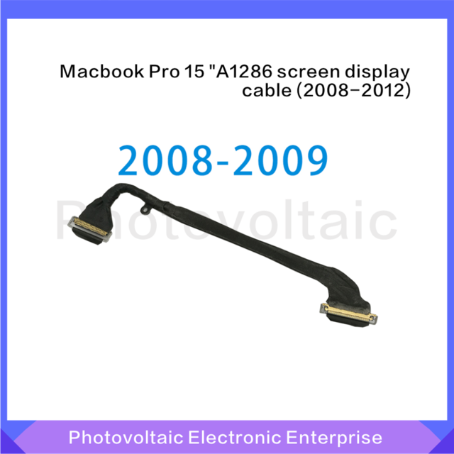 Original LCD LED LVDS Screen Display Cable For Macbook Pro 15" A1286 Year: 2008-2009