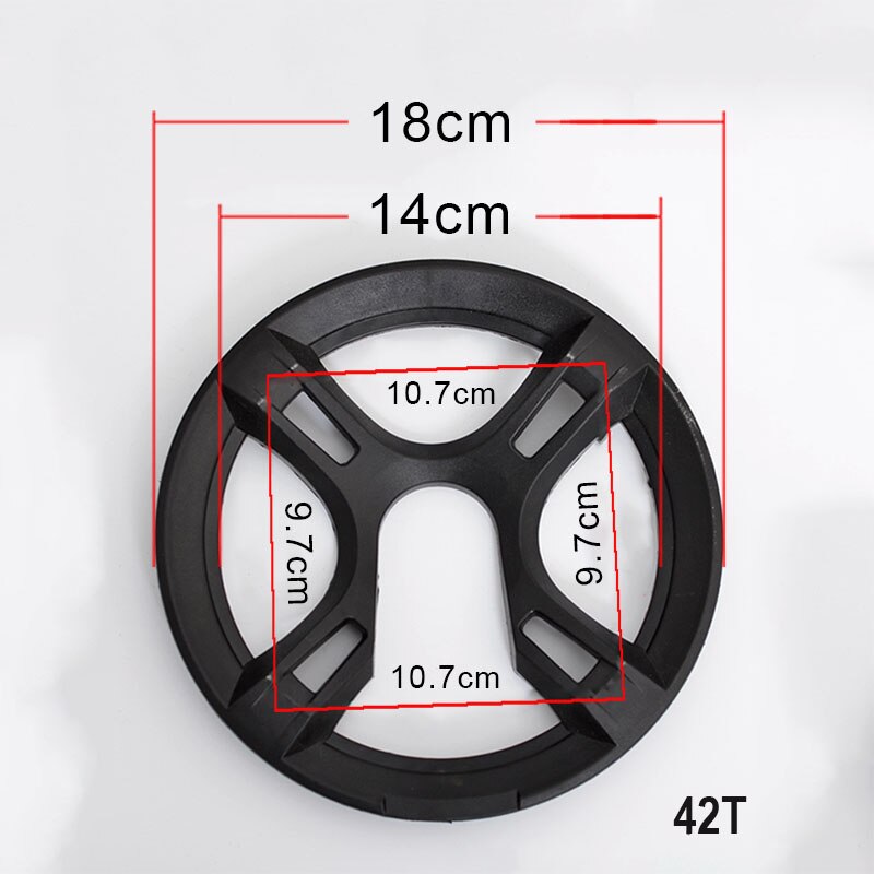Mtb Fiets Tandwiel Bescherming Keten Wiel Beschermhoes Crank Chain Ring Protector Fietsen Fiets Accessoires 40 42 44 46T: 42T