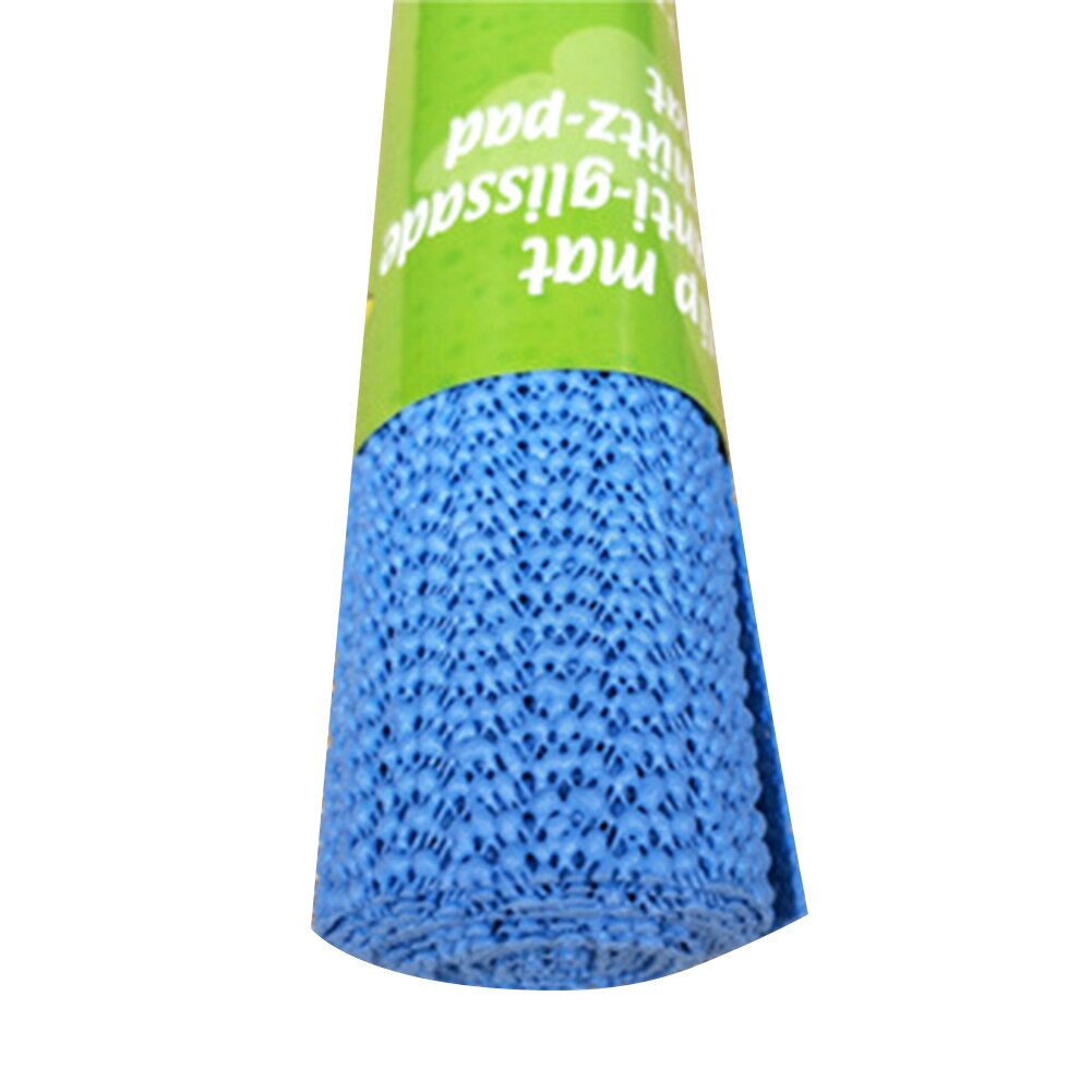 Beskyttende anti-slip dekorative kopper skab pvc skum stue bil interiør badeværelse tæppe køkken skuffe gulvmåtte pad: Blå