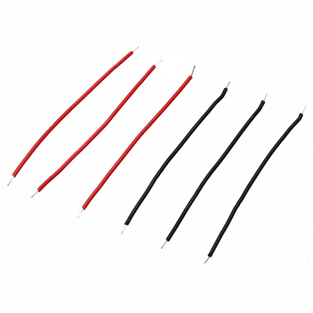 200 Stuks Zwart + 200 Stuks Rode Vertind Breadboard Jumper Cable Draden Set 6Cm Voor Arduino