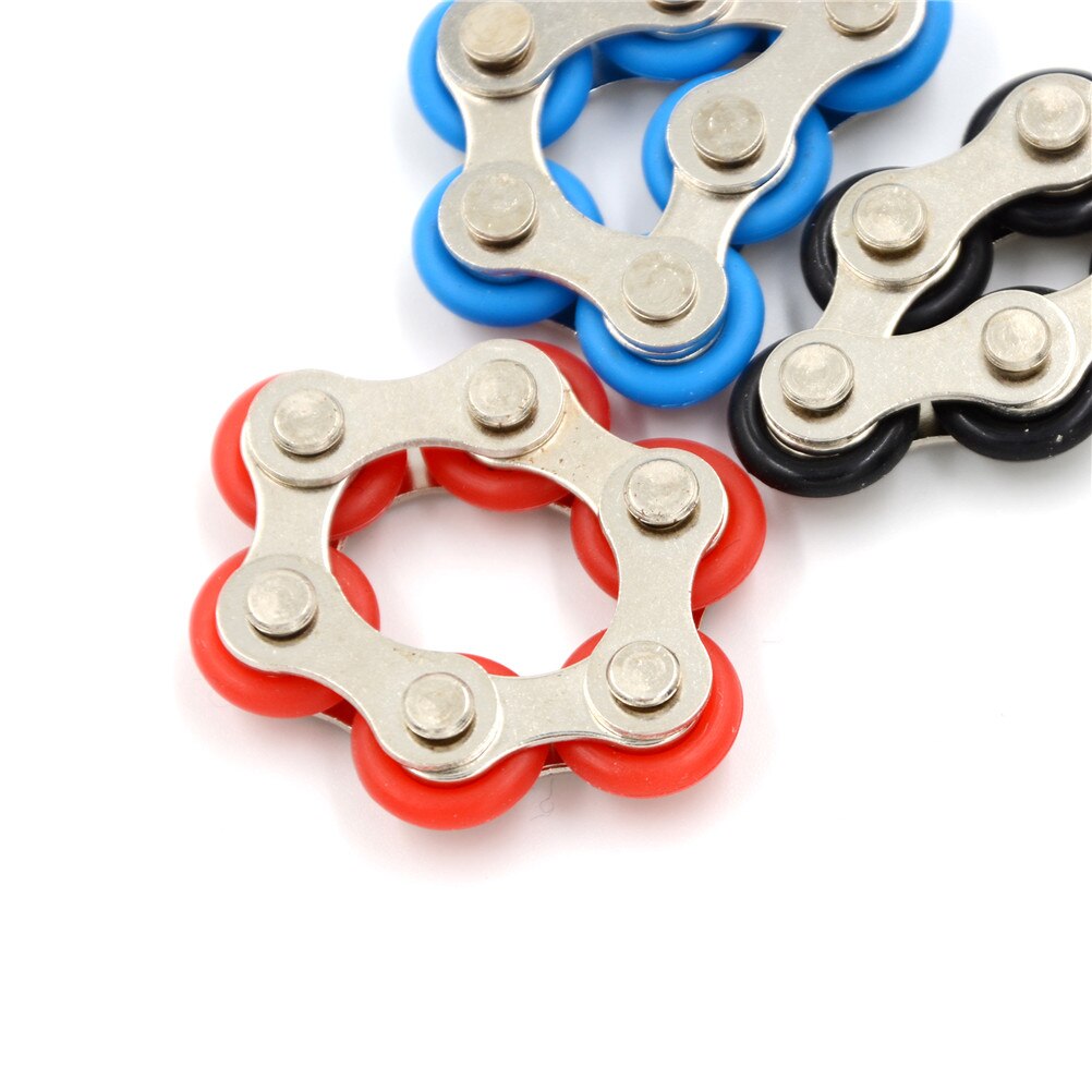 Jouet Anti-Stress pour enfants/adulte/étudiant chaîne de vélo Fidget Spinner Bracelet pour autisme et tdah Fidget jouet