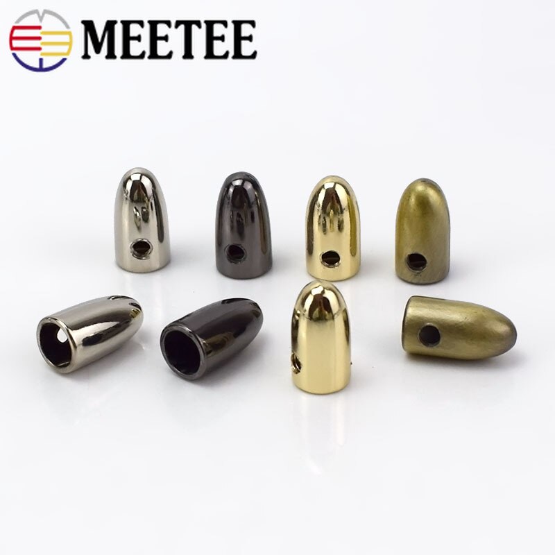 10 stücke Metall Kabel sperren-Stopper Kleidung Seil sperren Clips Schnur Ende Schnürsenkel Klemme DIY Kleid Paracord Schuhe Zubehör