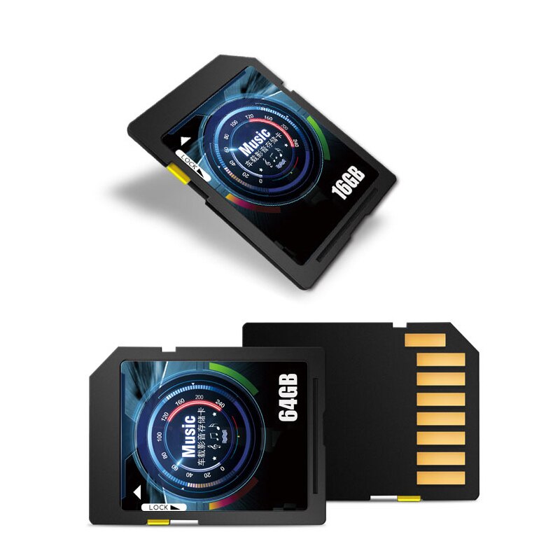 Big 32GB Memory Card SD 128G Camera Video Car 8GB 16GB 32GB 64GB 128GB SD Card For Car Music SLR High Speed