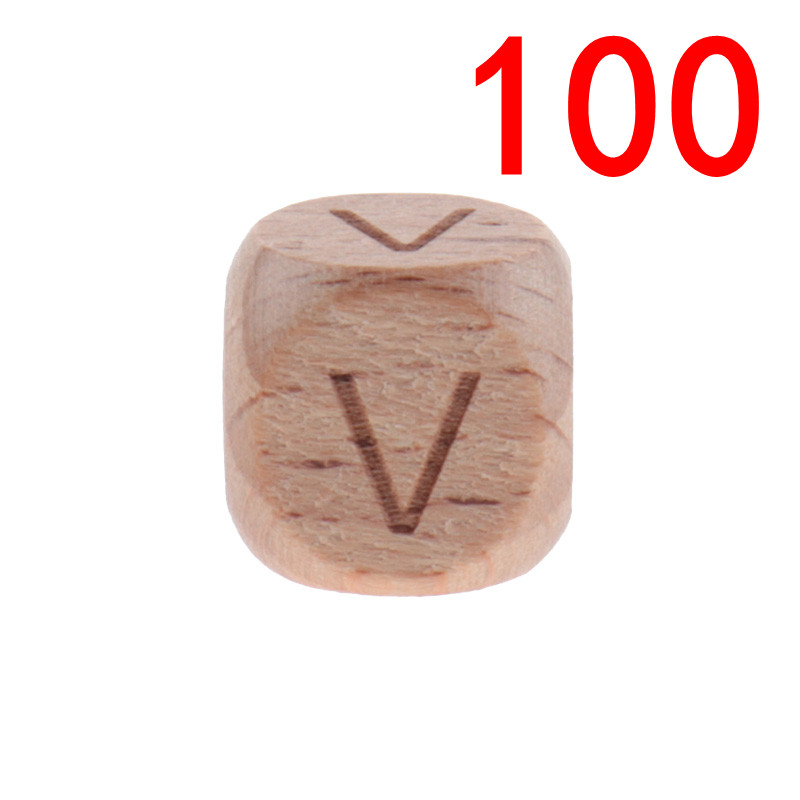 100 Stuks Engels Beuken Hout Letters Kralen 12Mm Alfabet Kraal Voor Sieraden Maken Diy Armbanden Ketting Sieraden Accessoires: Hot Pink