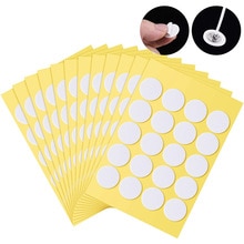 Pak Van 100 Kaarsenlont Stickers Dubbelzijdig Klevende Dots Voor Kaars Maken 20Mm, hittebestendigheid Kaars Diy Maken Stickers