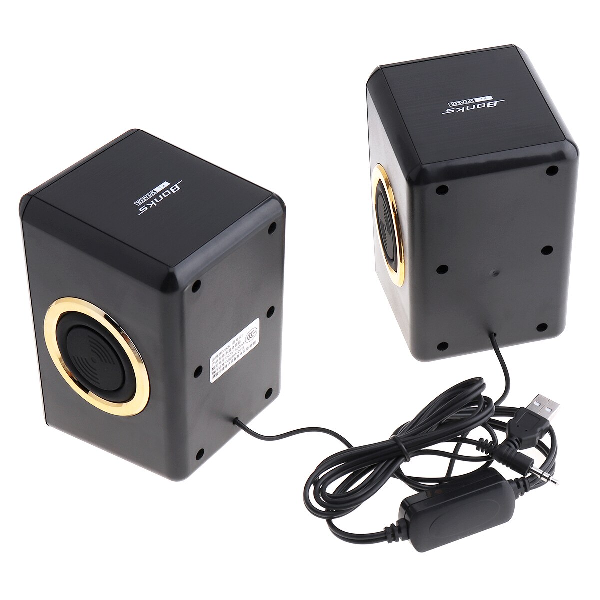 Full Range Portable Computer Speakers 3D Combination Speaker Stereo 2.1 Subwoofer Mini PC Speaker Bass Music DJ Speakers