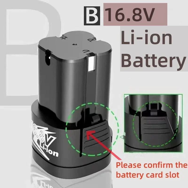 Batteria al litio universale da 16,8 V per utensili elettrici, cacciaviti elettrici e trapani elettrici Batteria multifunzione da 16,8 V 4,0 ah