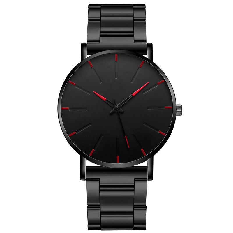 Minimalistische Mannen Mode Ultra Dunne Horloges Eenvoudige Mannen Business Lederen Riem Quartz Horloge Relogio Masculino: c