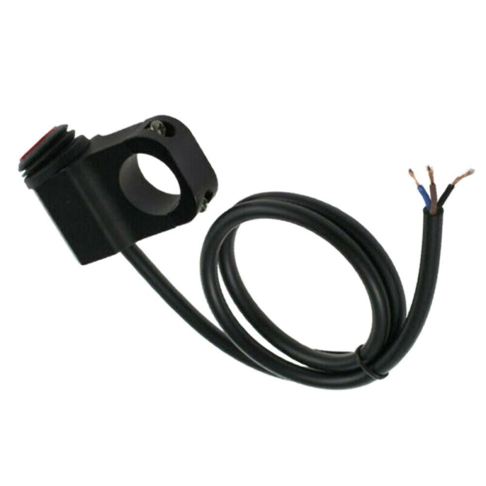 12V Motorcycle Switch Aluminum Alloy Handlebar Adjustable Mount Waterproof Switches Button Headlight