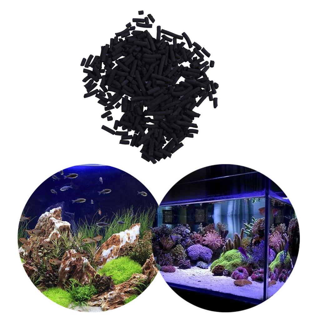 Akvarium fisketank aktivt kull kull rense vann filter media husholdningsartikler