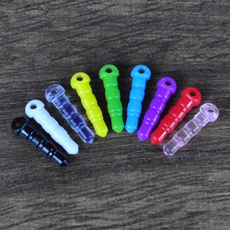 10pcs multicolor Plastic dust plug 3.5mm earphones accessories DIY phone Pendant parts for iphone samsung Dustproof Plug Caps