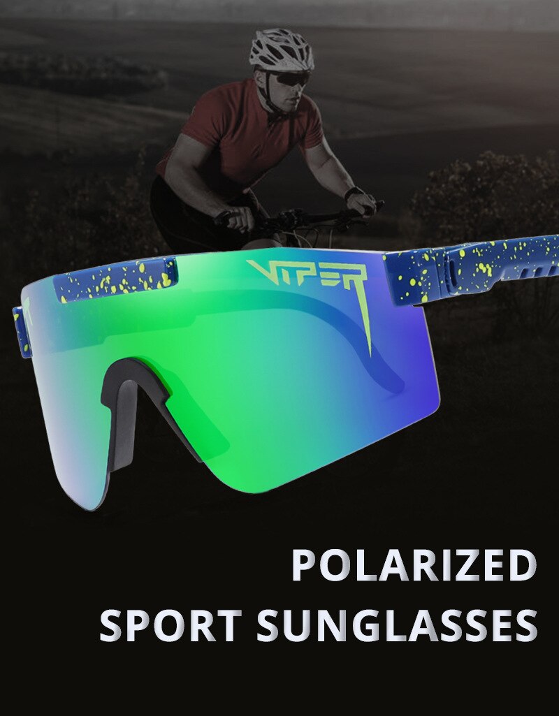 neue Klassische Gunglasses Gespiegelt Grün objektiv Pit Viper Männer Sonnenbrille Polarisierte für Frauen TR90 Rahmen UV400 Schutz