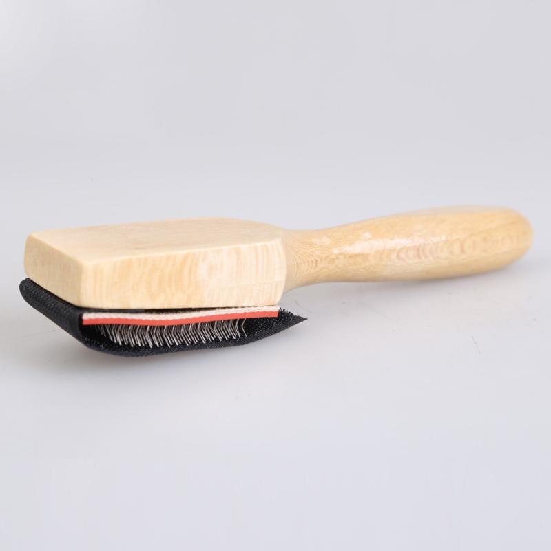 Scarpe di legno Spazzole per pulizia Camoscio Suola Filo Spazzole da scarpe di Pulizia Scarpe Da Ballo spazzola più pulito Calzature Strumento