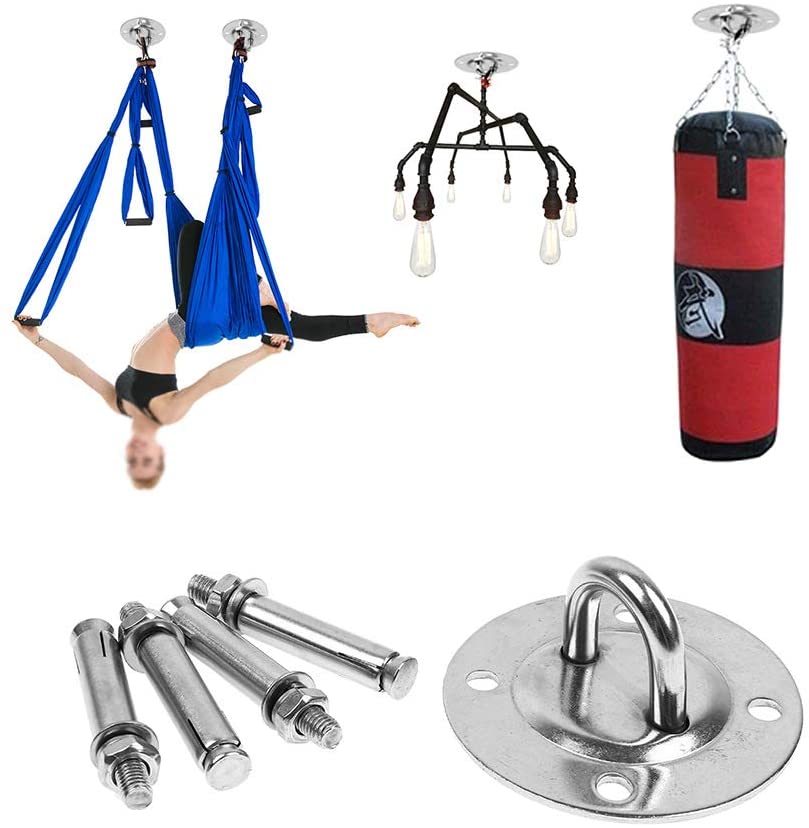 1 Stck edelstahl Suspension Gurt Trainer Montieren Anker Halterung Haken Zauberstab Decke Halterung für Fitnessstudio Suspension Ausbildung