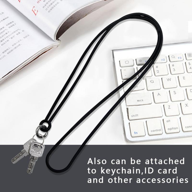 Siliconen Lanyard Universele Lanyard Mobiele Telefoon Neck Opknoping Touw Sling Voor Android Ios Mobiele Telefoon Bandjes