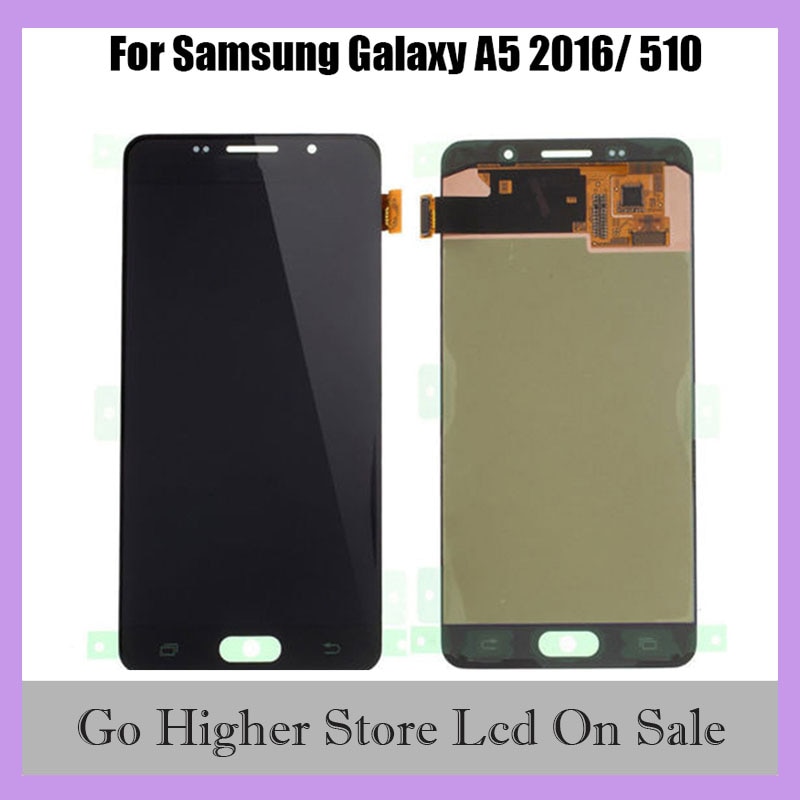 LCD For SAMSUNG Galaxy A5 A510 A510FD A510F A510M LCD Display Touch Screen Digitizer Assembly Adjustable brightness