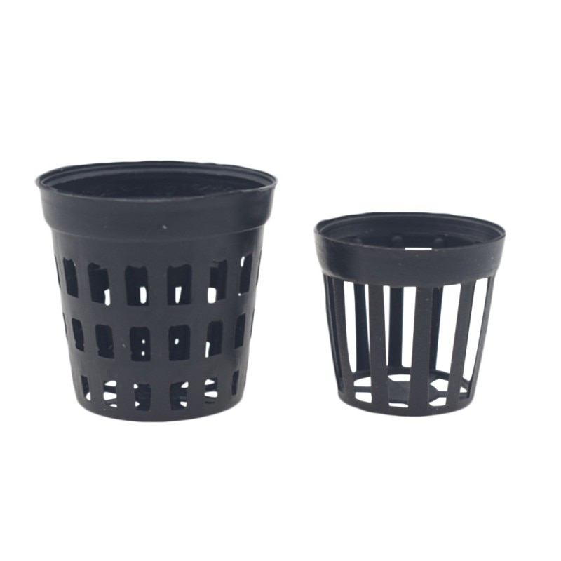 10Pcs Plant Grow Pots Tissue Culture Cup Mesh plastic Basket holder vegetable Planter Soilless greenhouse