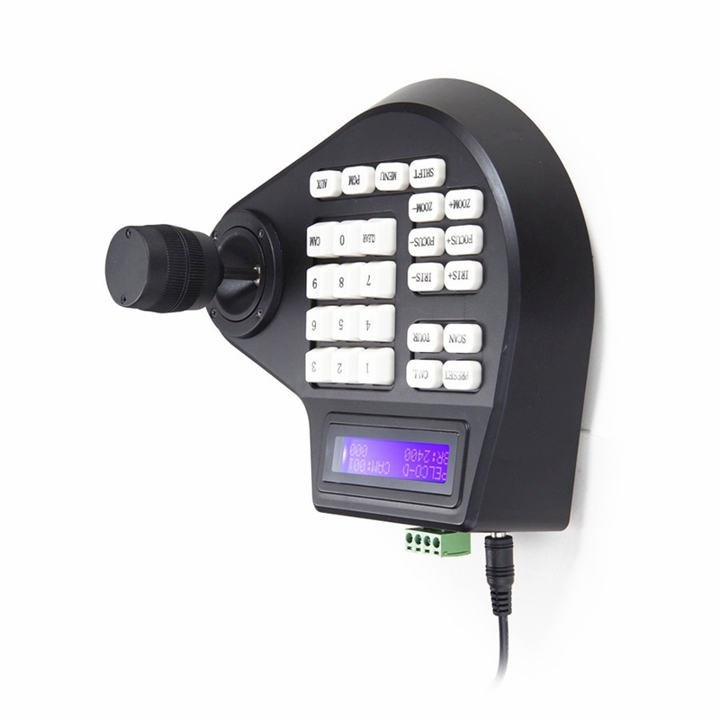 Controlador de teclado Mini 3D Coaxial CCTV, Joystick LCD de 1,5 km, soporte de cámara domo de velocidad RS485 PTZ para Pelco, SAMSUNG, AD, PANASONIC P