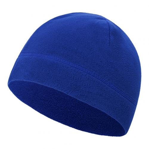 Gli uomini di Colore Solido di Inverno Berretto In Pile Arrampicata All'aperto in Bicicletta Antivento Beanie Cappello Caldo Molle Outdoor Antivento Cappello Streetwear: Sapphire Blue