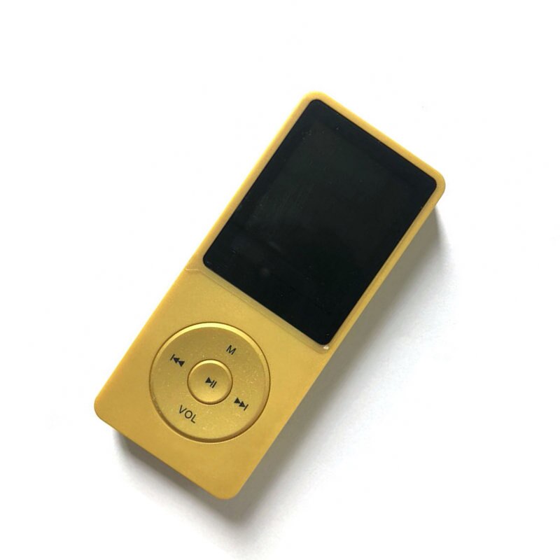 Mini usb MP3 Player With Built-in Speaker hifi speaker mp 3 player 16gb mp 4 Player 16gb with radio X02 walkman mp3-player: Gold / 8GB