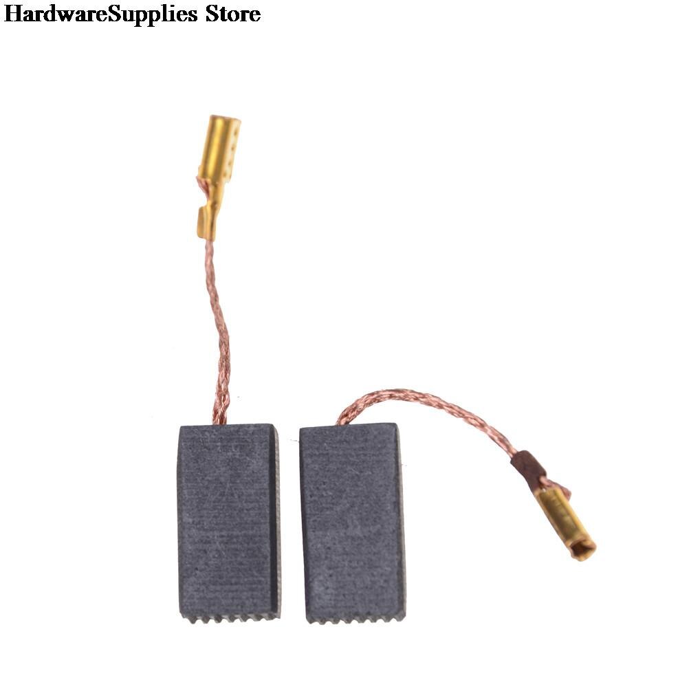 10pcs Carbon Brush Graphite Copper Motor Carbon Brushes Set Tight Copper Wire for Electric Hammer/Drill Angle Grindern