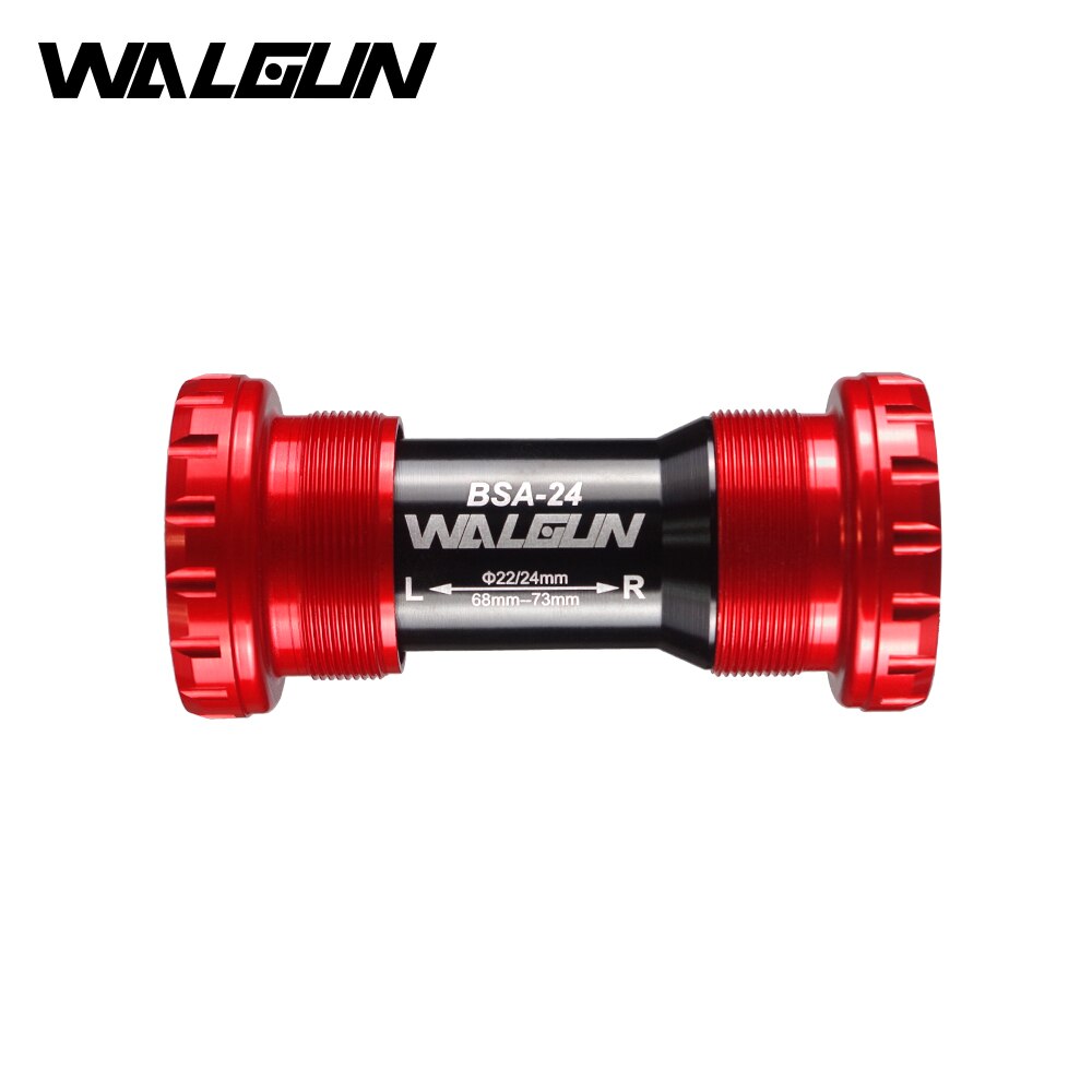 WALGUN Threaded BSA 22mm 24mm Ceramic bike Bottom Brackets Road MTB Mountain Bike BSA24 BB for Ultegra XT GXP Bicycle Crankset