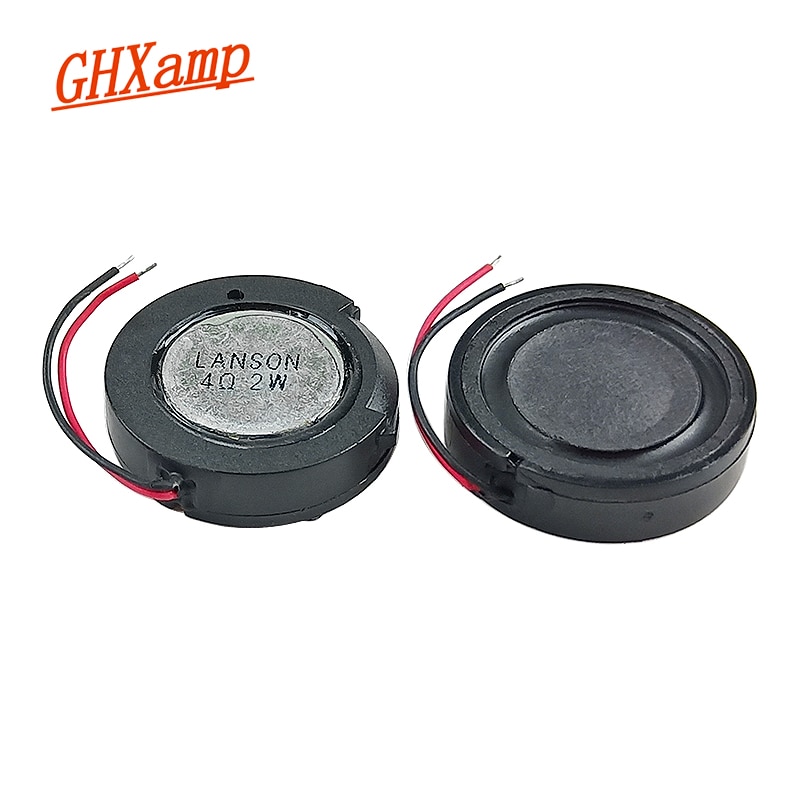 Ghxamp 24 Mm 1 Inch Woofer Luidspreker 4ohm 2W Mini Speaker Diy Voor Navigator Voice Digitale Luidsprekers 2 stuks