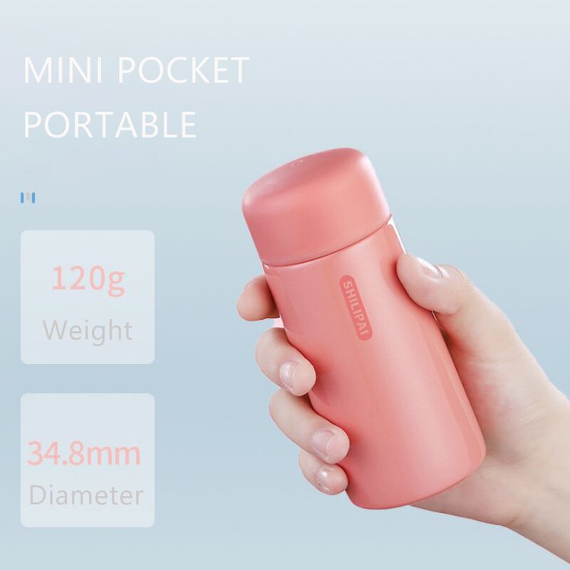 Mini bouteille Thermos de poche, avec filtre à thé, en acier inoxydable 304, flacon sous vide, Double paroi, tasse de voyage pour café