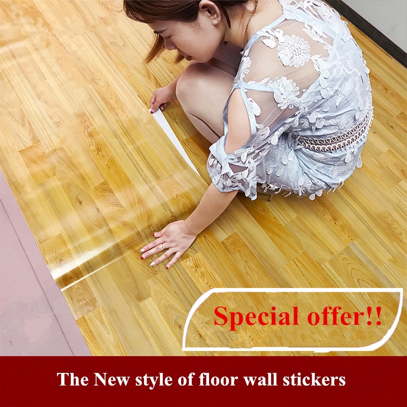 Pegatinas de suelo de grano de madera autoadhesivas de imitación de madera resistente al desgaste para sala de estar baño pegatinas de suelo impermeable decorar