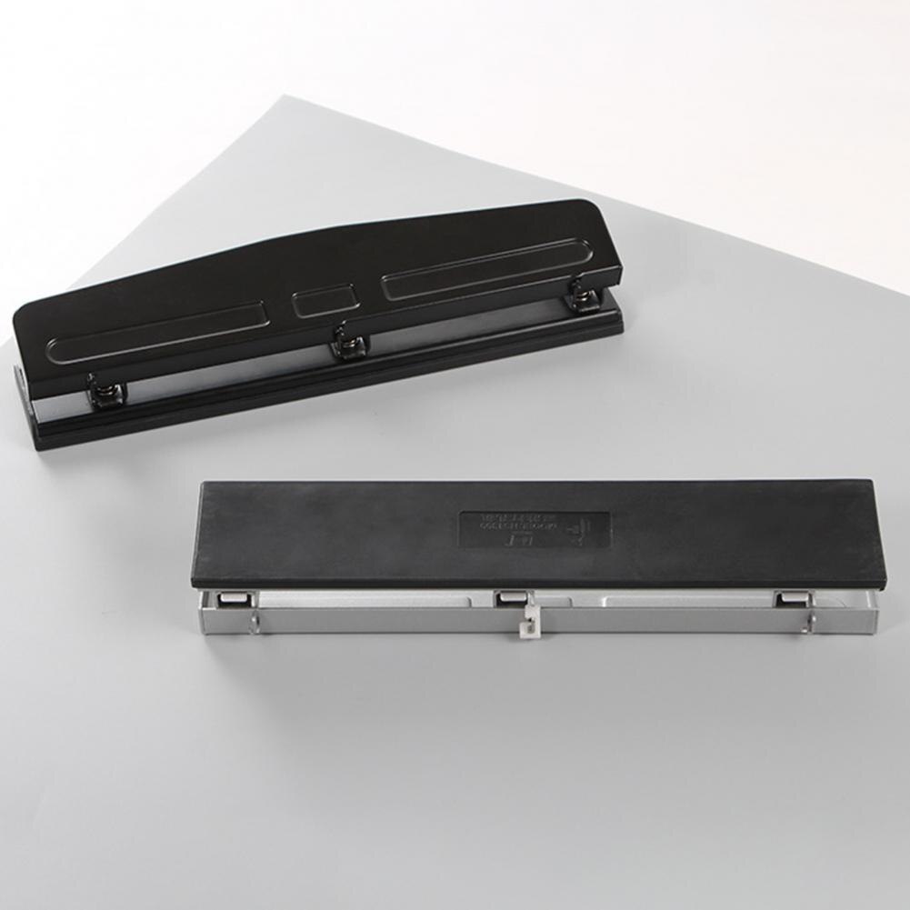 Three holes Manual Office puncher Office Loose leaf A4 paper Punch supplies Metal stationery