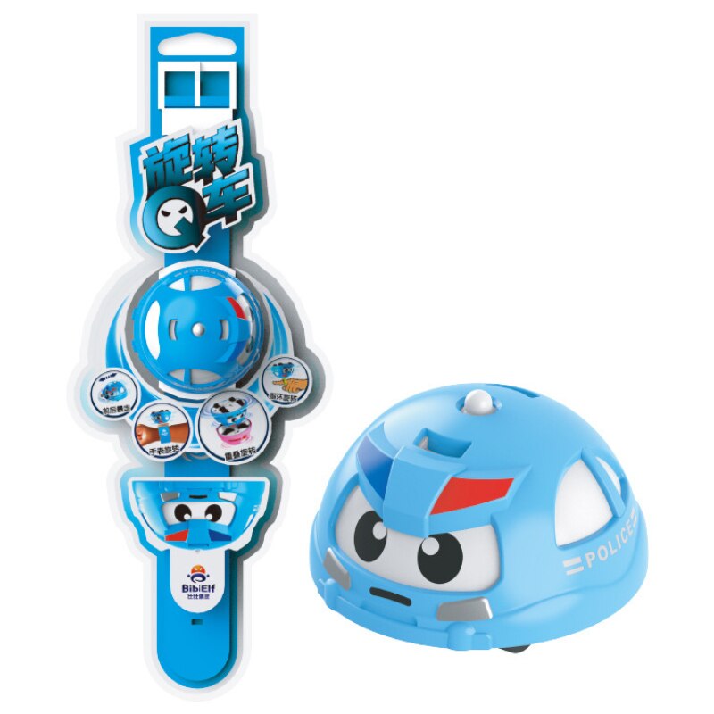 Children's Magic Stunt Watch Inertial Q Car Rotating Fingertip Gyro Battle Toy: 09