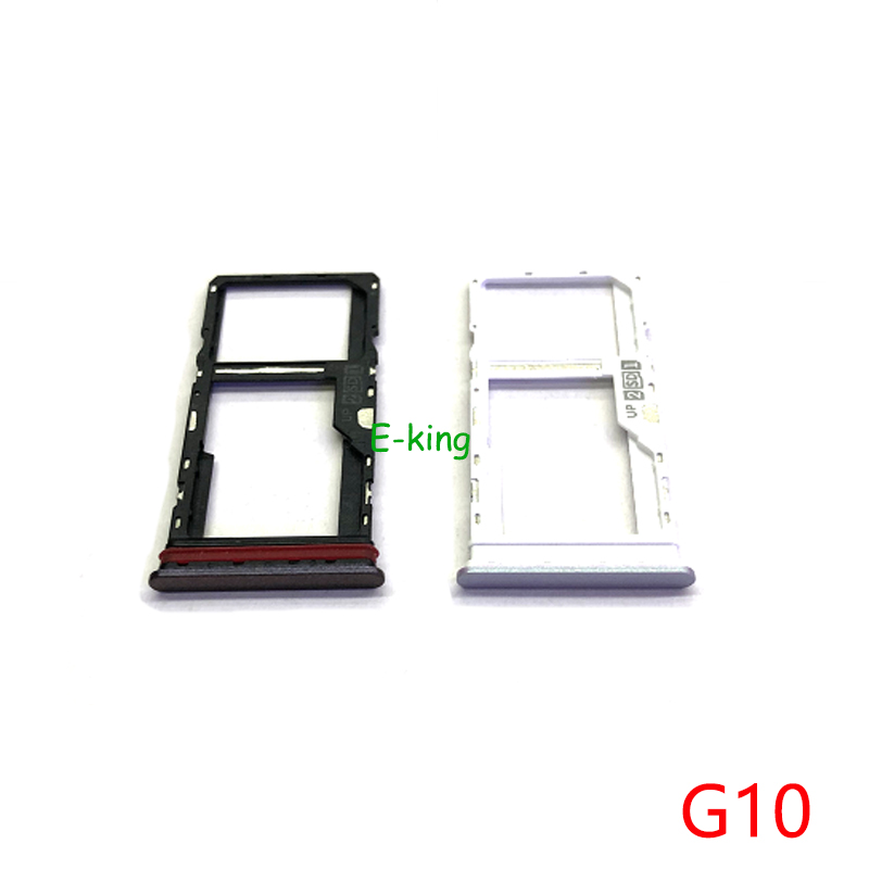 10PCS For Motorola Moto G10 G20 G30 G100 Sim Card Slot Tray Holder Sim Card Reader Socket