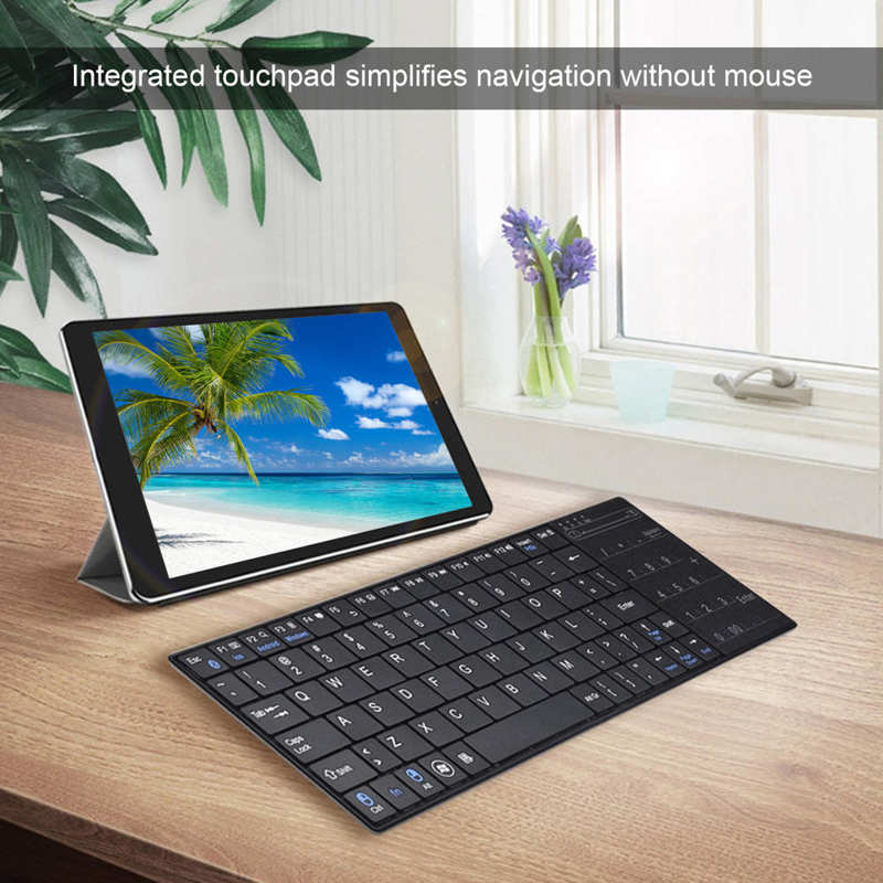 touch pad switch Wireless Keyboard with Touchpad for Bluetooth Ultra Thin PC Computer Supplies K-07 touch pad